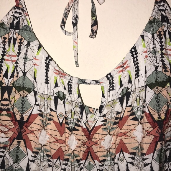Aeropostale tribal boho strappy romper - Picture 4 of 8